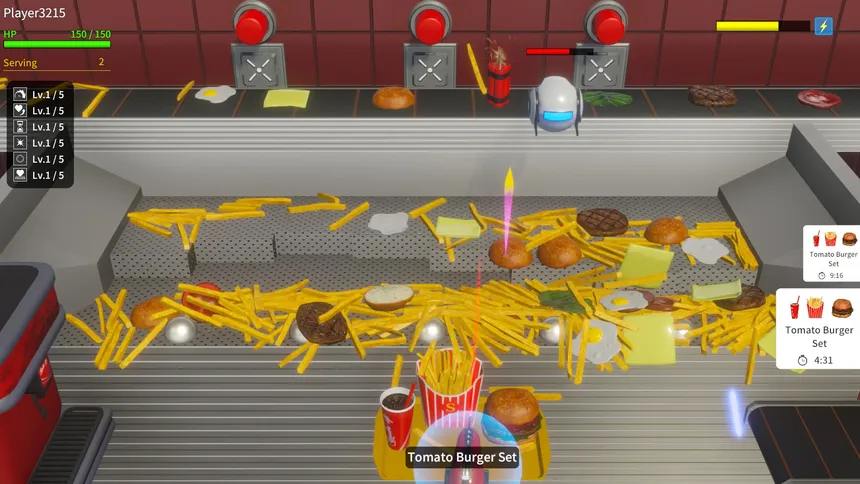 Скриншот 1 к игре French Fries Pusher Friends