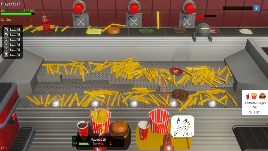 Скриншот 2 к игре French Fries Pusher Friends