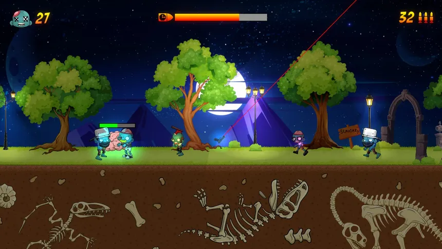 Скриншот 4 к игре Gun vs. Zombies