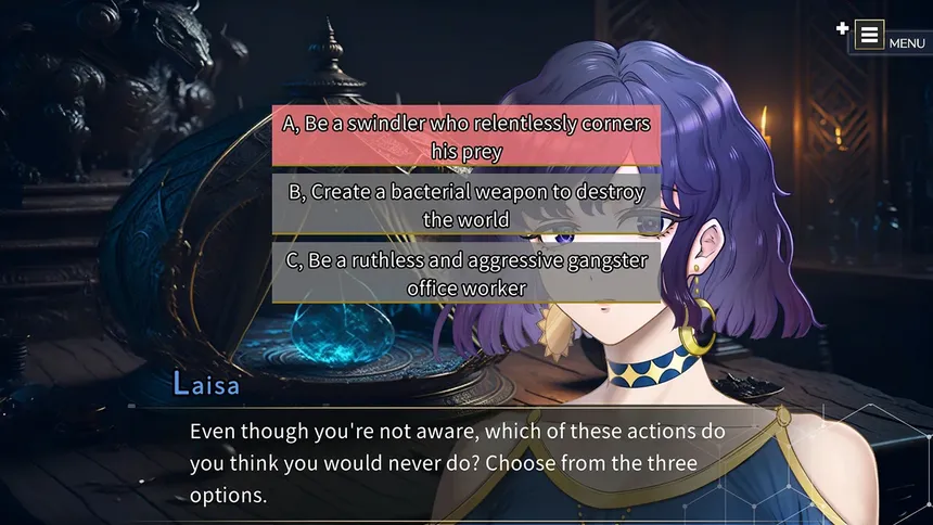 Скриншот 6 к игре ANGEL WHISPER - The Suspense Visual Novel Left Behind by a Game Creator.