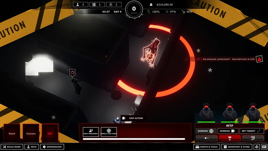 Скриншот 1 к игре SCP New Management