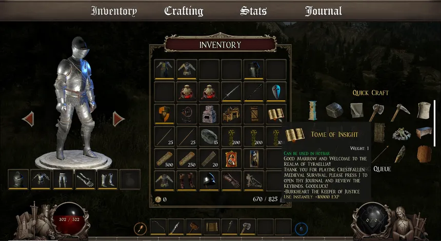 Скриншот 5 к игре Crestfallen: Medieval Survival