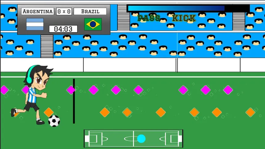 Скриншот 1 к игре Rhythm Soccer