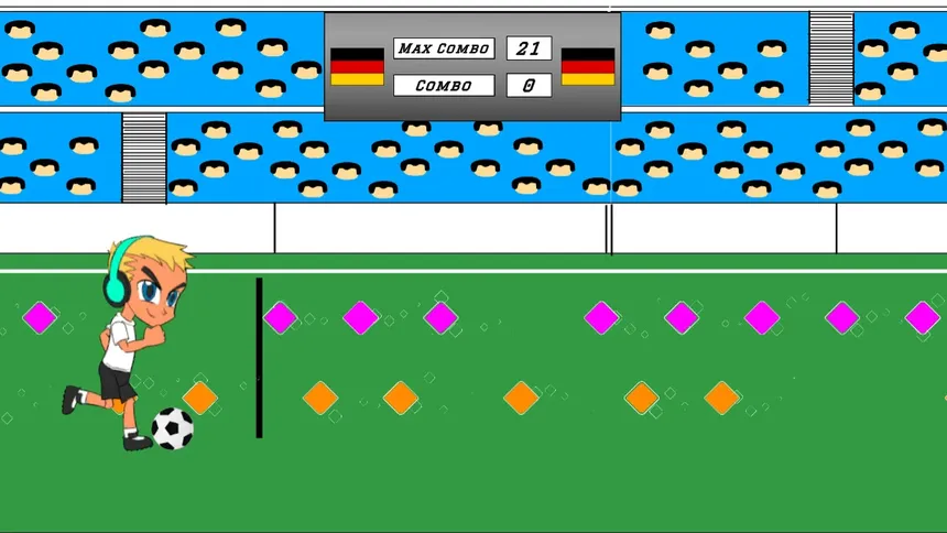 Скриншот 2 к игре Rhythm Soccer
