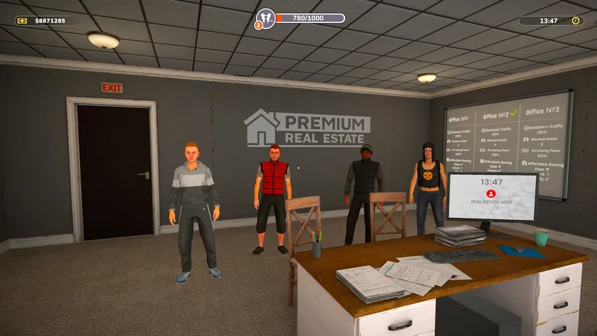 Скриншот 6 к игре REAL ESTATE Simulator - FROM BUM TO MILLIONAIRE