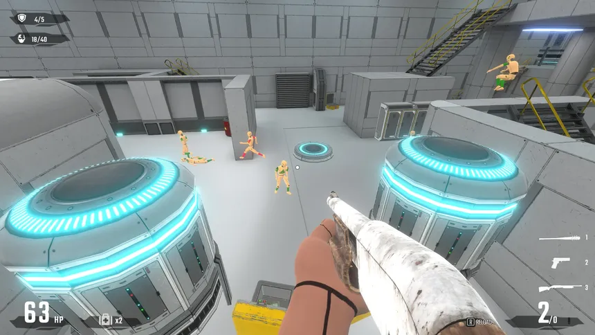 Скриншот 1 к игре Mannequin Mayhem - Physics Ragdoll Shooter