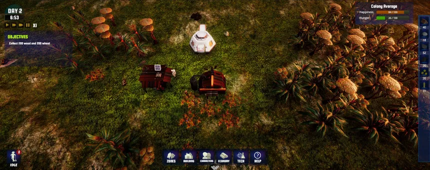 Скриншот 1 к игре Colonization Simulator