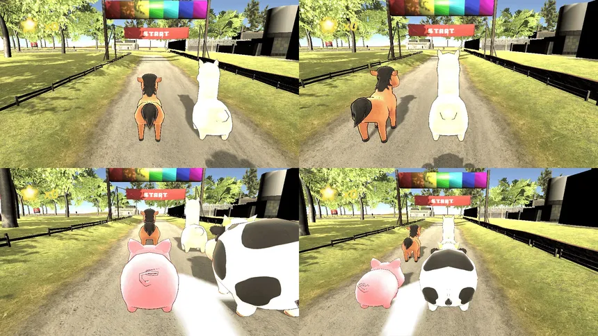Скриншот 1 к игре Animal Race Party