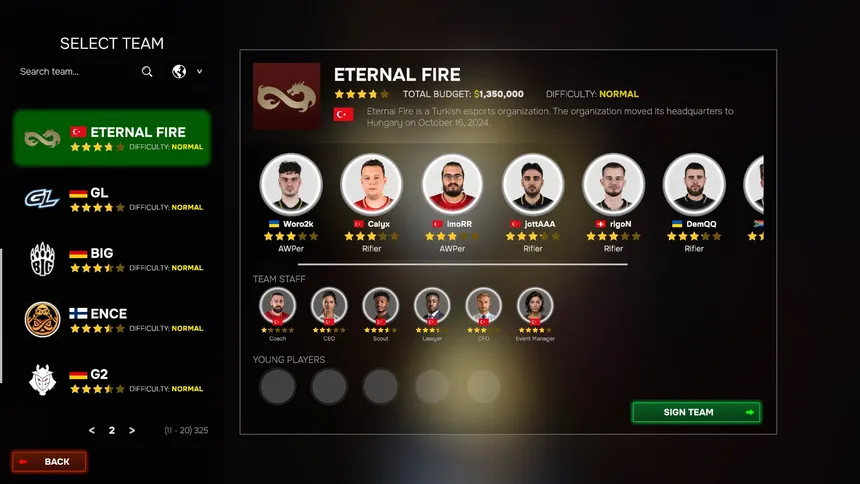 Скриншот 6 к игре Esports Manager 2026
