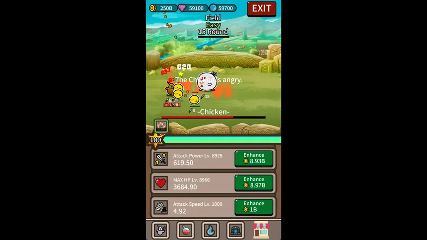 Скриншот 1 к игре Lonely Knight - Idle Roguelike RPG
