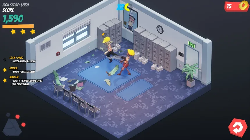 Скриншот 1 к игре Office Fight: Overtime