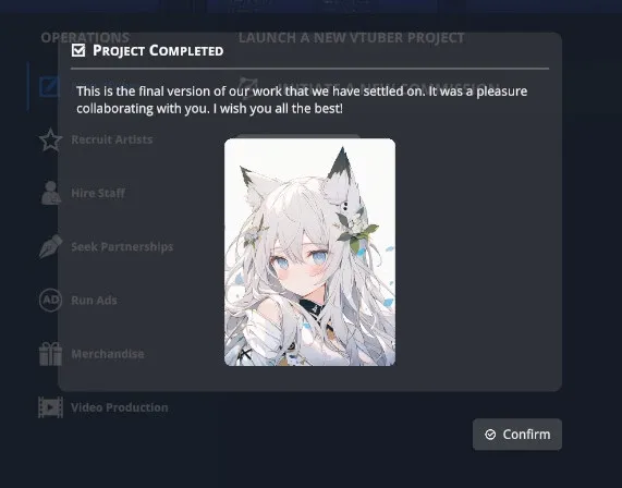 Скриншот 4 к игре VTuber Manager