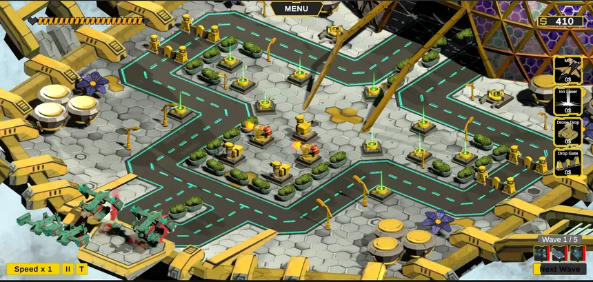 Скриншот 1 к игре Neocon Tower Defence 3