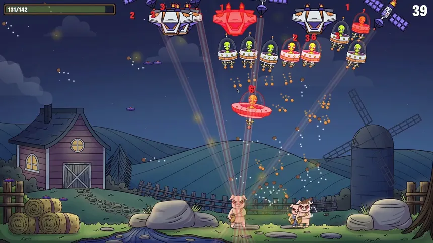 Скриншот 1 к игре Farm Invaders