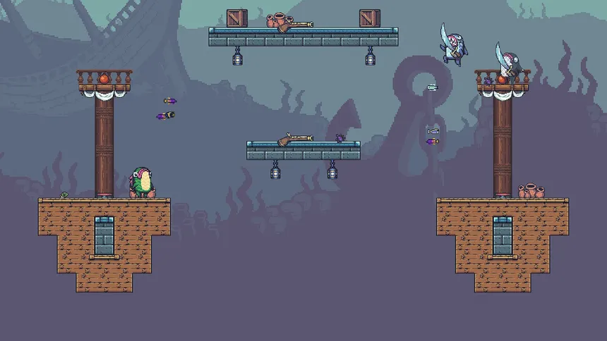 Скриншот 1 к игре Fish Folk: Jumpy