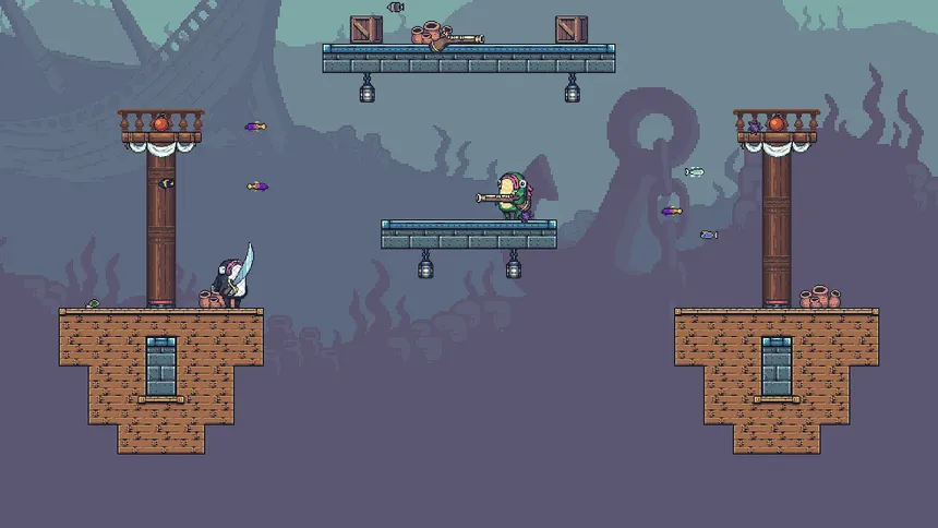 Скриншот 5 к игре Fish Folk: Jumpy