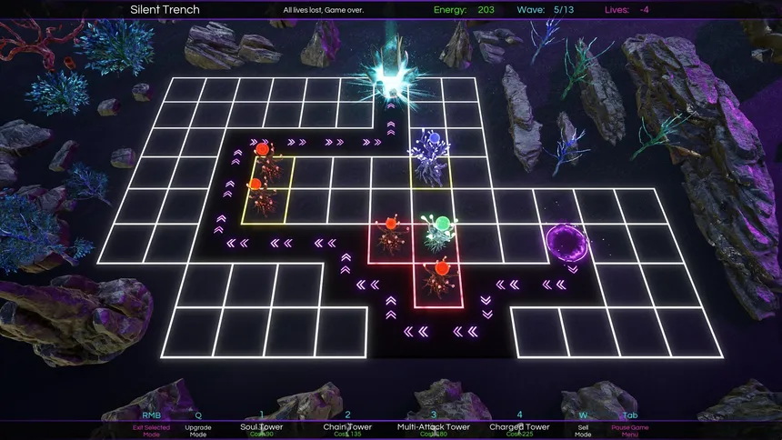 Скриншот 1 к игре Space Nature Attack Tower Defense