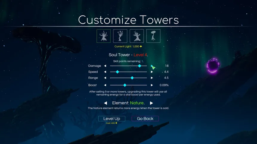 Скриншот 3 к игре Space Nature Attack Tower Defense