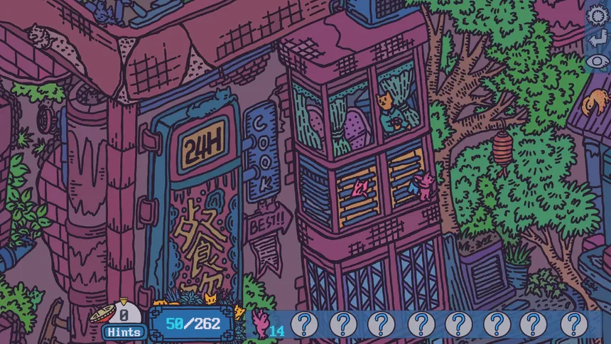 Скриншот 2 к игре Finding Cats In Old City Block