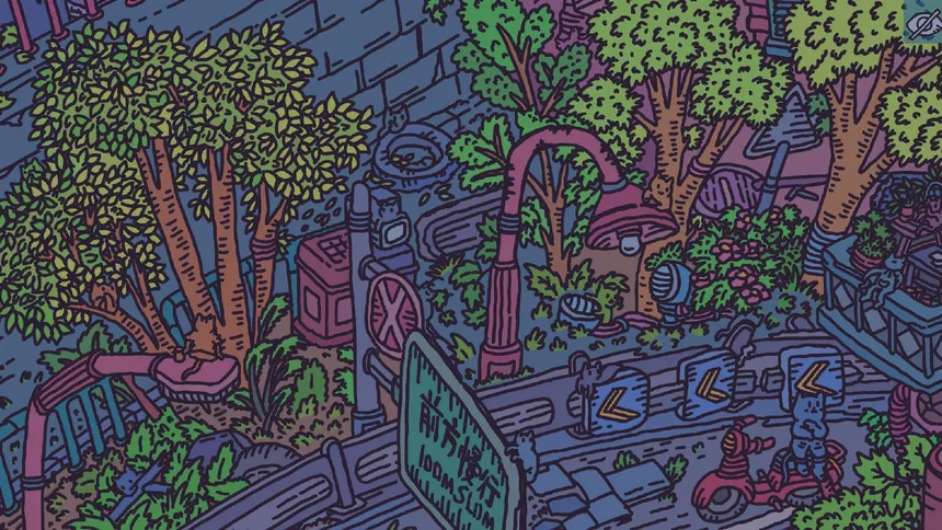 Скриншот 3 к игре Finding Cats In Old City Block