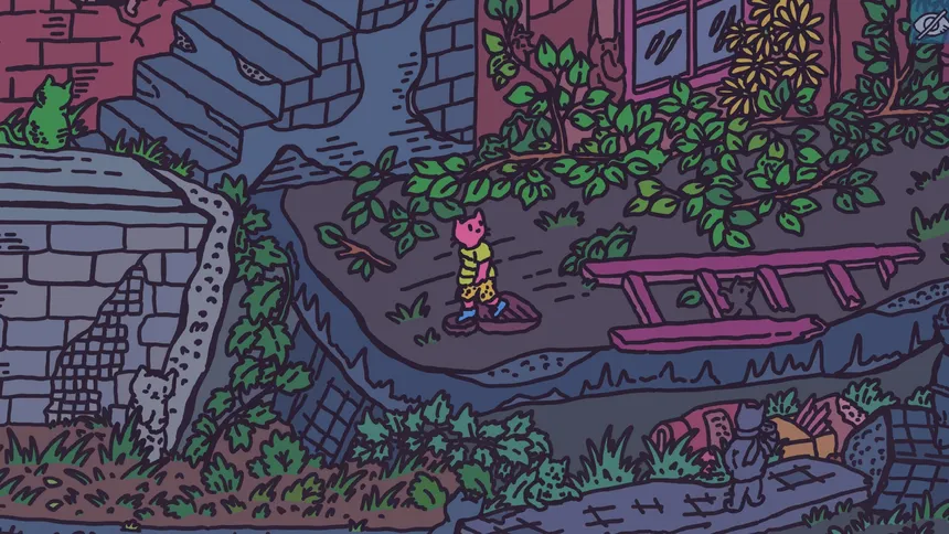 Скриншот 4 к игре Finding Cats In Old City Block