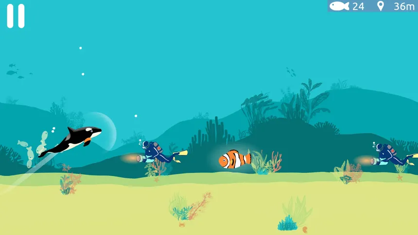 Скриншот 1 к игре OrcinUS: Orca Pod Rescue