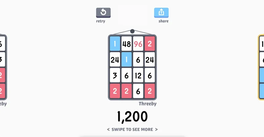 Скриншот 5 к игре Threes!