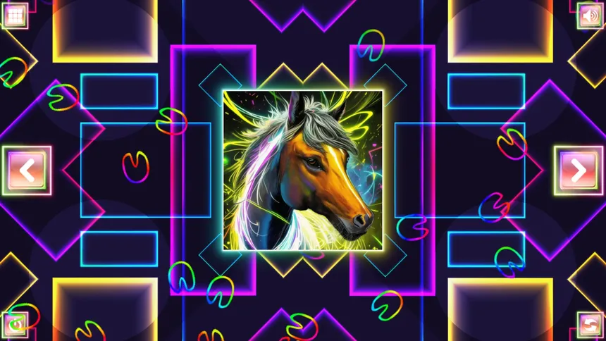 Скриншот 2 к игре Neon Fantasy: Horses
