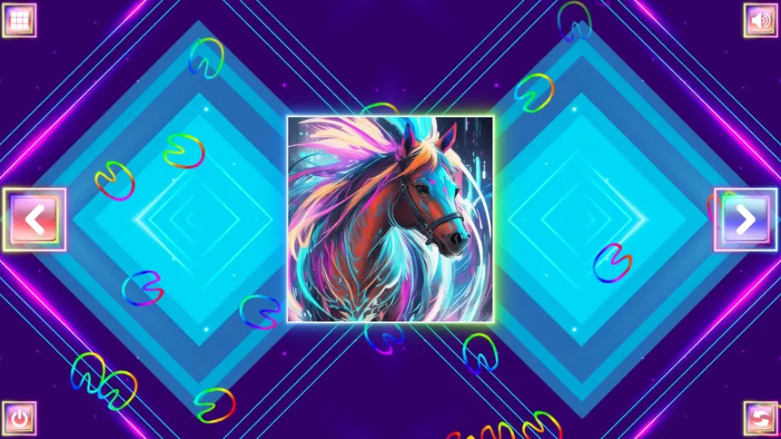 Скриншот 8 к игре Neon Fantasy: Horses
