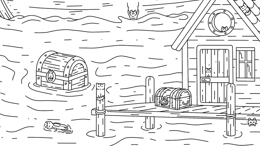 Скриншот 7 к игре 100 Pirate Cats