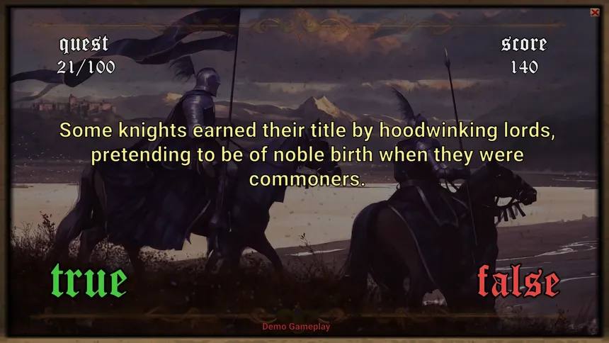 Скриншот 2 к игре Medieval Questionnaire