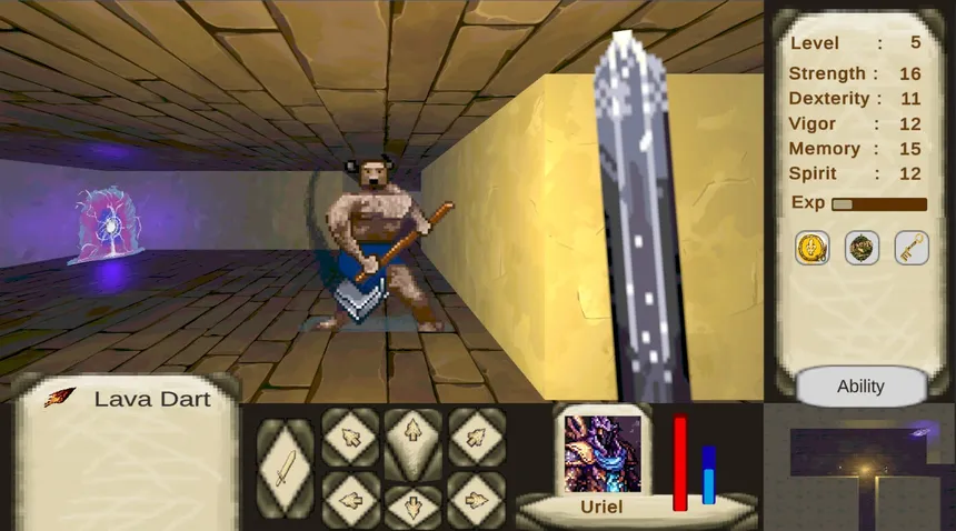 Скриншот 1 к игре Escape the Dungeon - The Eye of Tormak