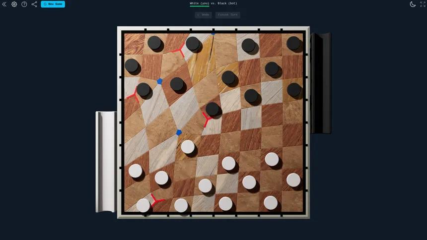 Скриншот 2 к игре Checkers Twist