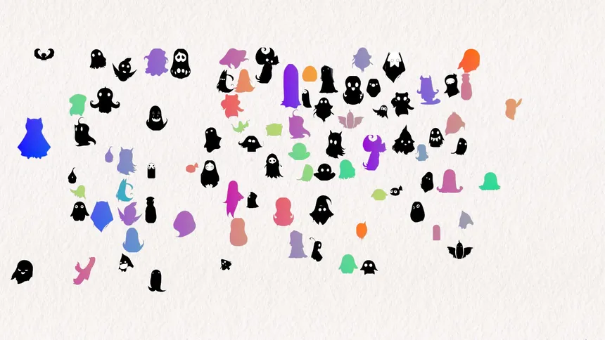 Скриншот 3 к игре Doodle Harmony Ghosts