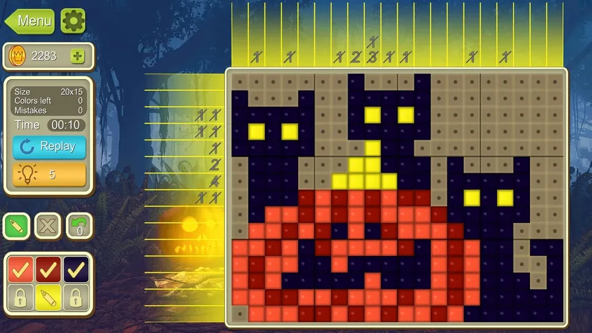 Скриншот 3 к игре Simple Mosaics - Nonogram Puzzles
