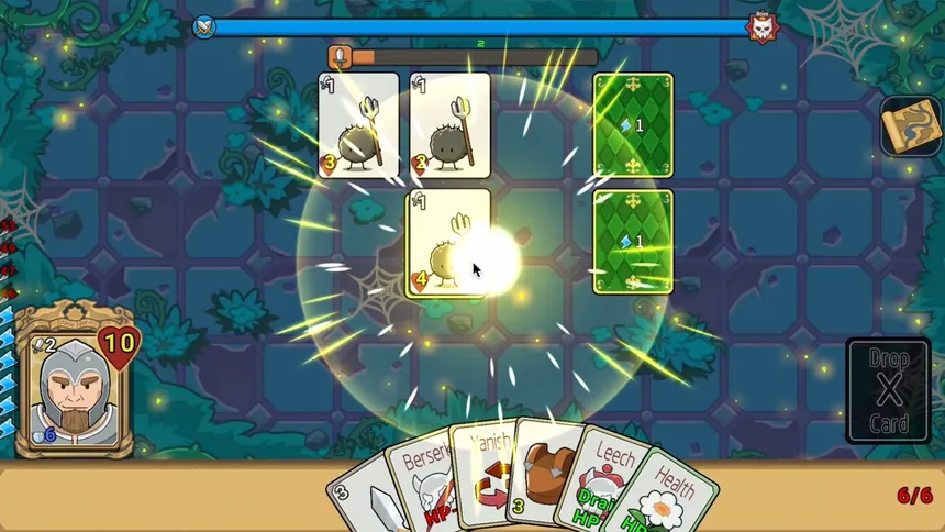 Скриншот 2 к игре Brave Hero:Puzzle Dungeon Card