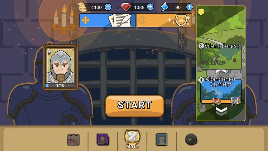 Скриншот 5 к игре Brave Hero:Puzzle Dungeon Card