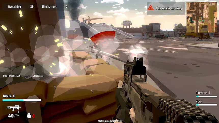 Скриншот 2 к игре Polygon Bit Battle Royale