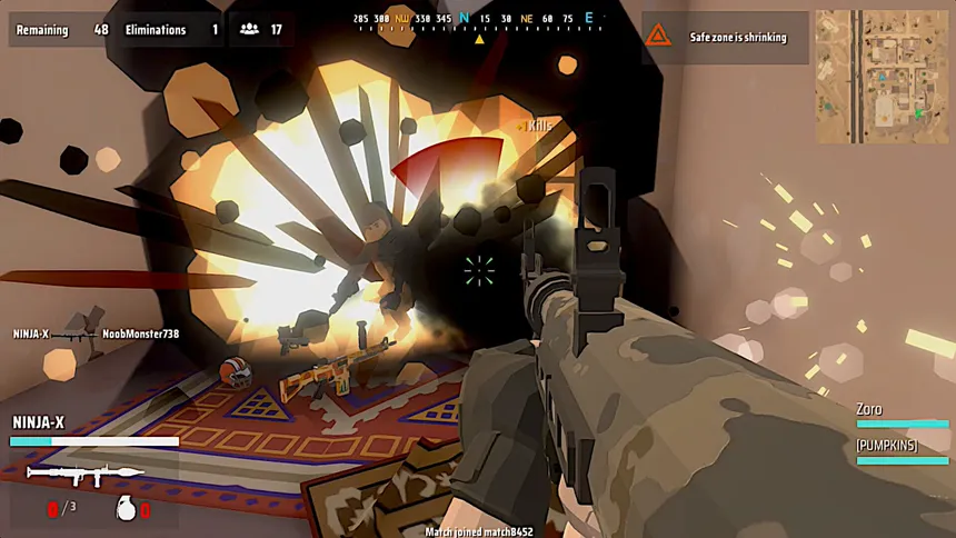 Скриншот 4 к игре Polygon Bit Battle Royale