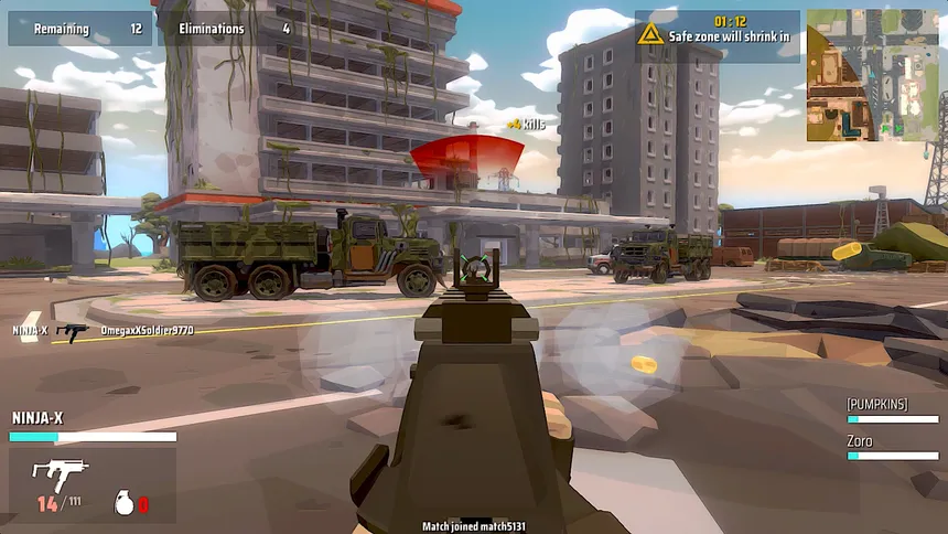 Скриншот 5 к игре Polygon Bit Battle Royale