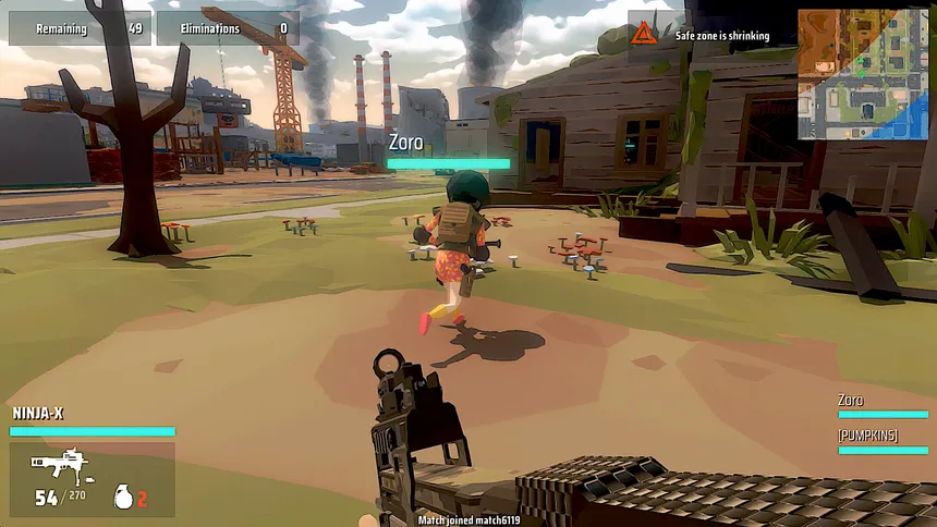 Скриншот 6 к игре Polygon Bit Battle Royale