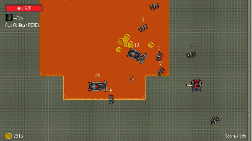 Скриншот 1 к игре Tank vs. Aliens