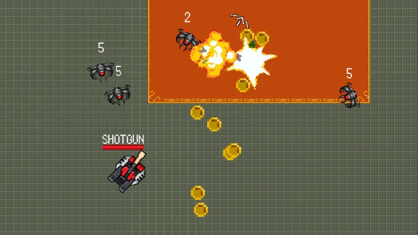 Скриншот 2 к игре Tank vs. Aliens