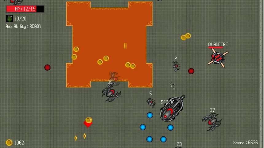 Скриншот 4 к игре Tank vs. Aliens
