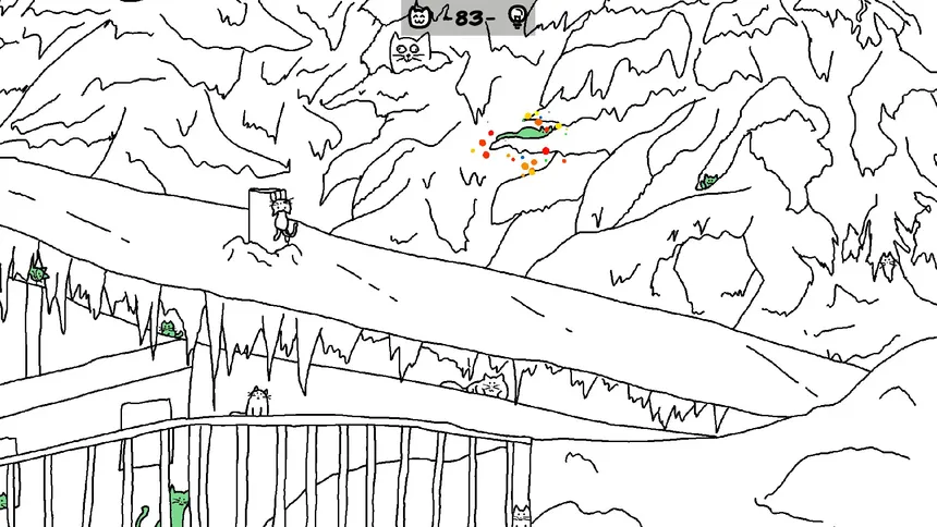 Скриншот 3 к игре Looking For Cats In a Badly Drawn Forest