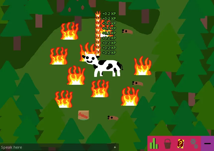 Скриншот 1 к игре Cow Life Sim RPG