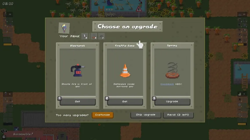 Скриншот 2 к игре Carrot Survivors