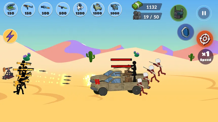 Скриншот 1 к игре Stickman World Battle
