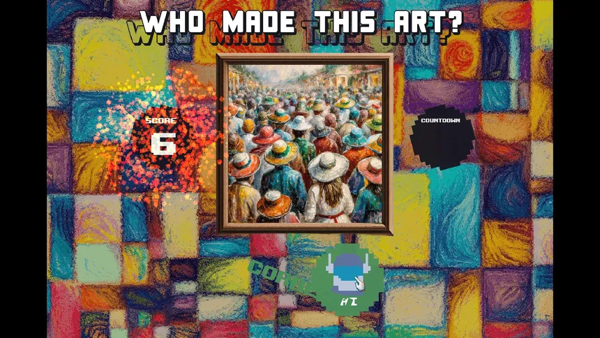 Скриншот 2 к игре Who made this art? Human or AI