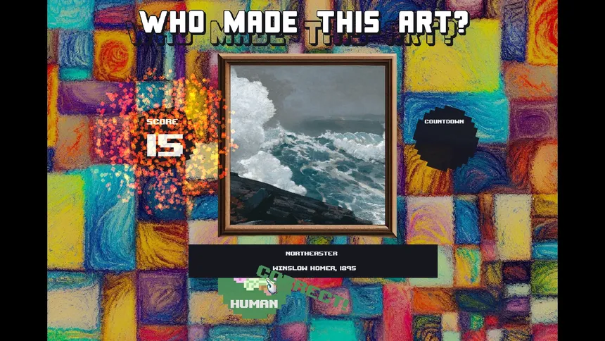 Скриншот 3 к игре Who made this art? Human or AI
